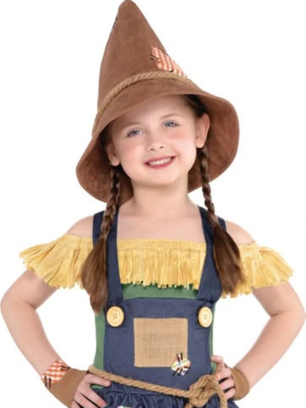 BRAND NEW girl youth the wizard of oz scarecrow halloween costume size S 4-6